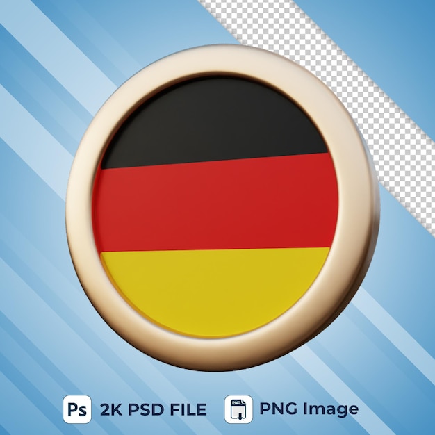 drapeau allemagne 3d