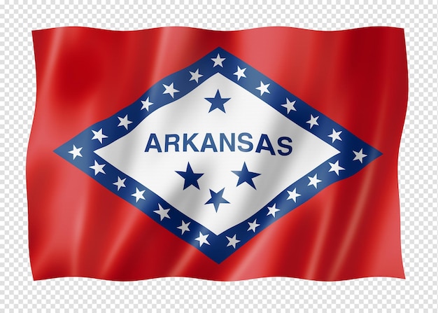 PSD drapeau de l'arkansas états-unis