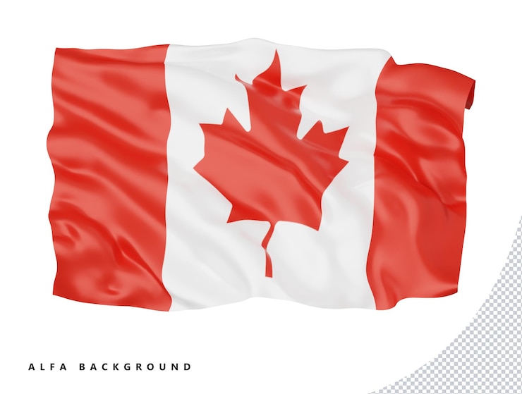 PSD drapeau canada international national signe icône symbole coupe du monde fifa