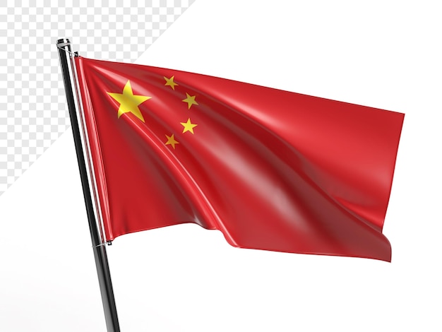 PSD drapeau de la chine