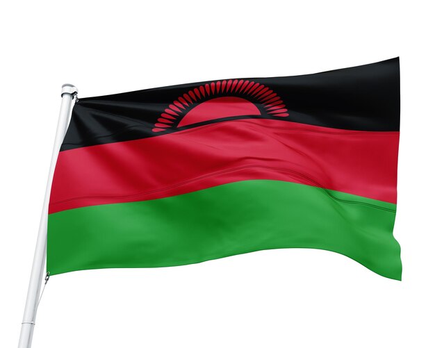 Drapeau Du Pays Africain Du Malawi