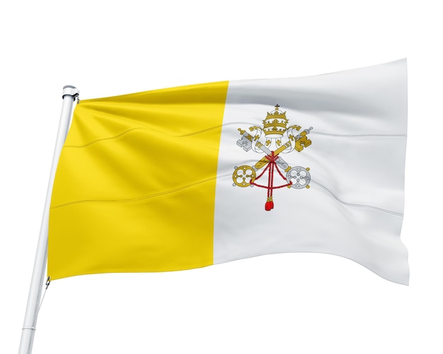 Le Drapeau Du Pays De La Cité Du Vatican