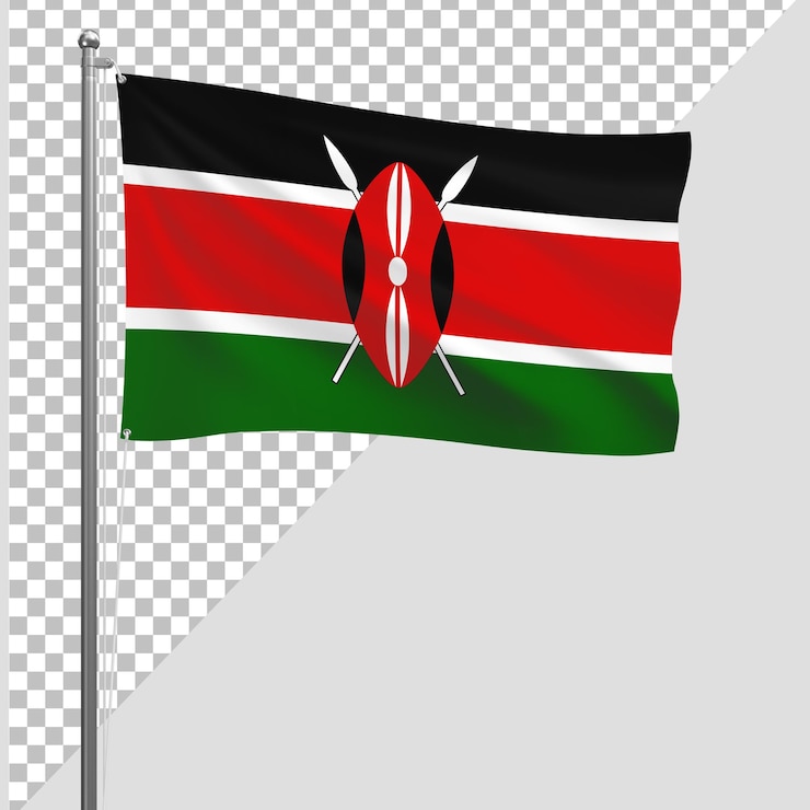 PSD drapeau du pays sur un fond transparent