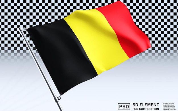drapeau national de la Belgique