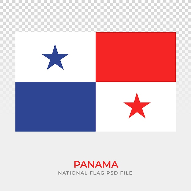 PSD drapeau national du panama