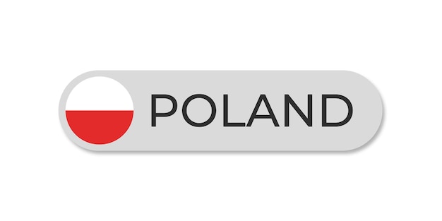 drapeau de la Pologne avec texte de fond transparent format de fichier psd poland modèle de lettrage de texte