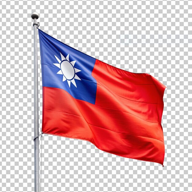 PSD drapeau de taïwan png