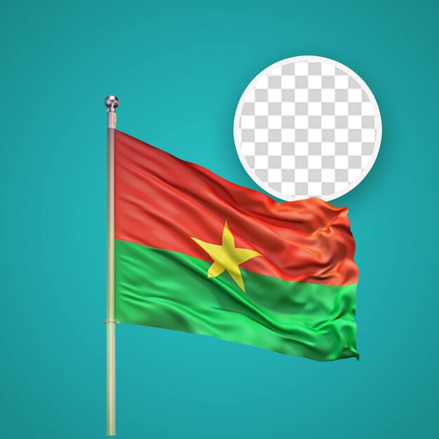 PSD le drapeau transparent du burkina faso