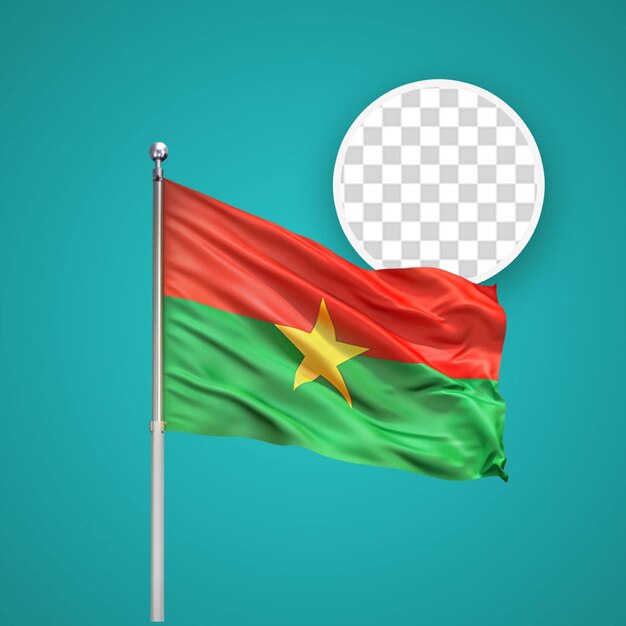 PSD le drapeau transparent du burkina faso