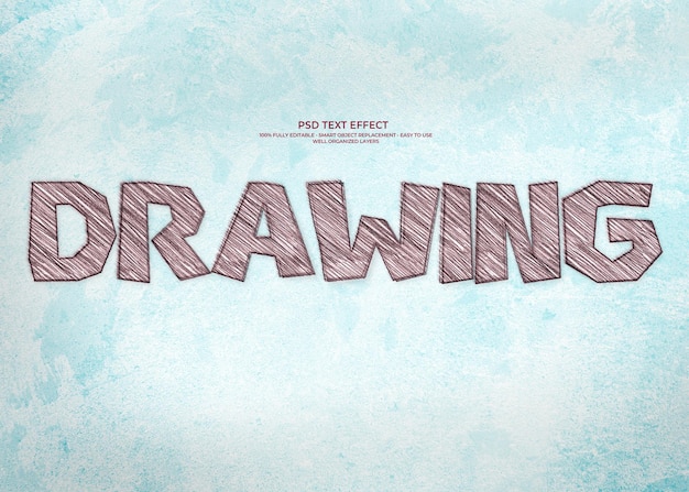 Drawing Text Effect on Textured Backdrop