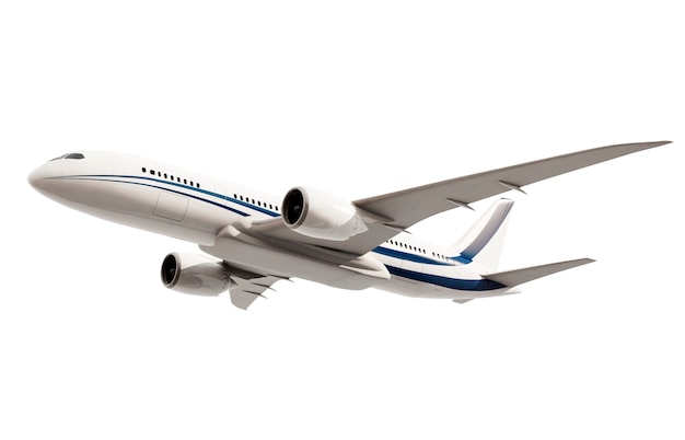Dreidimensionales Bild eines Flugzeugs
