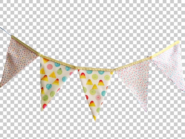 Dreieck-banner-clipart-party-banne auf durchsichtigem hintergrund