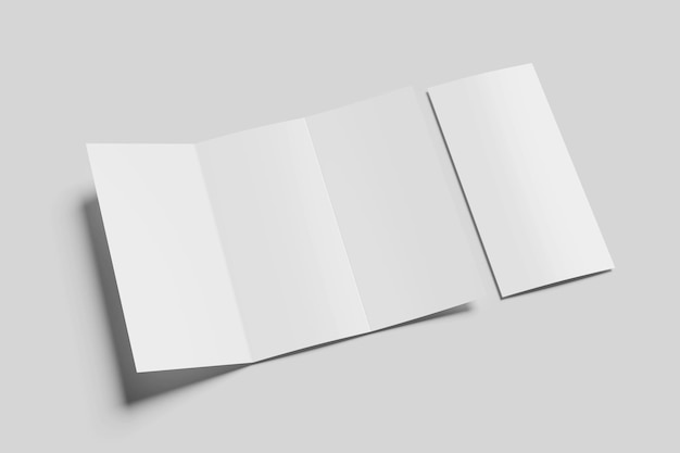 Dreifaches Broschüre-Mockup