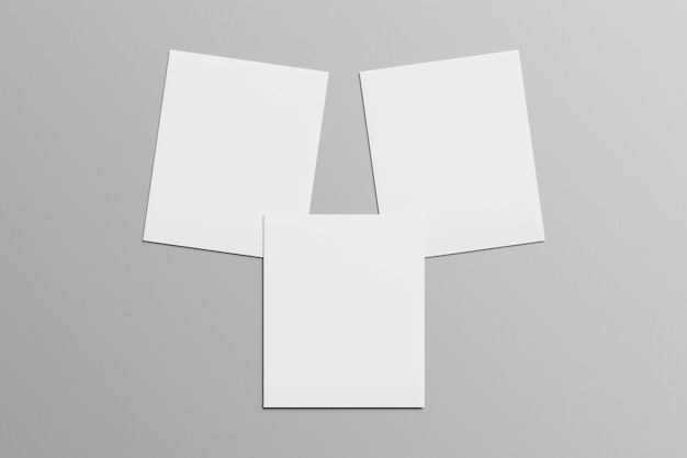 Dreifaches Broschüre-Mockup