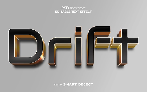 Drift-Text-Effekt