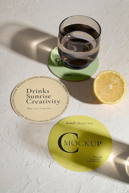 PSD drink-coaster-mockup