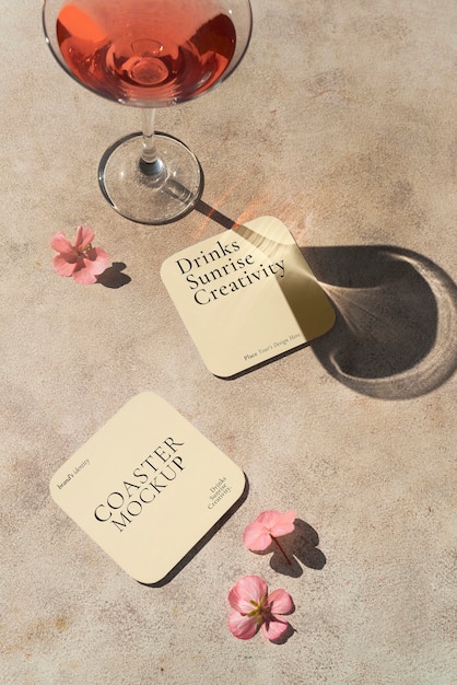 Drink-coaster-mockup