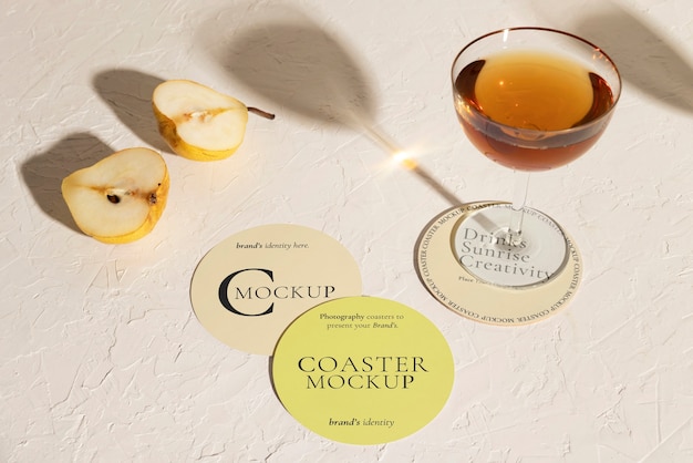 PSD drink-coaster-mockup