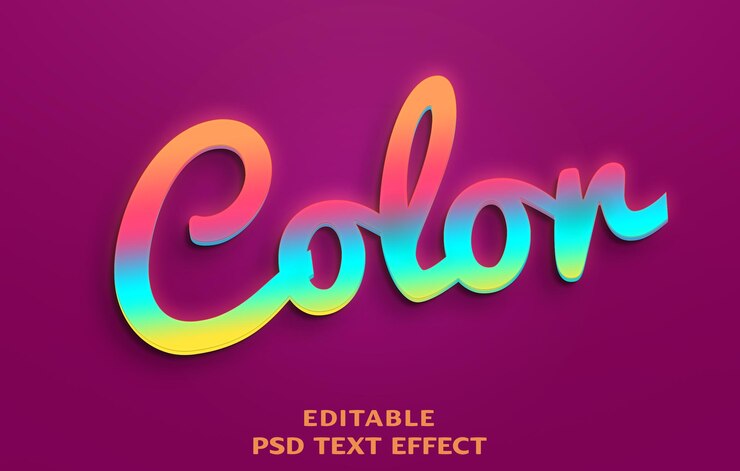 PSD drink psd text effect design free download