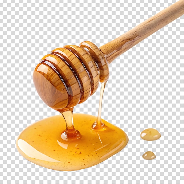 Dripping Honey Dipper isolado em fundo transparente png psd