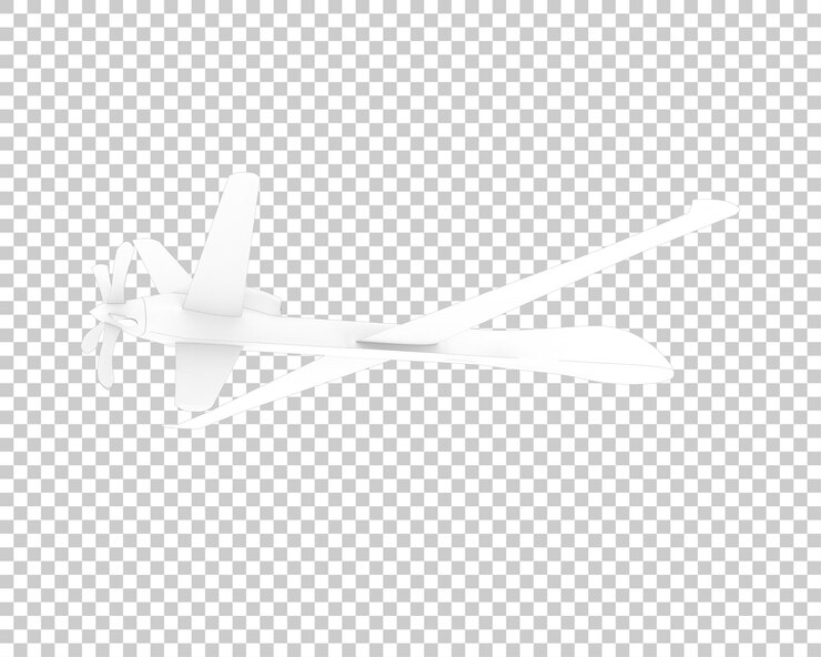 PSD drohne auf durchsichtigem hintergrund isoliert 3d-rendering-illustration