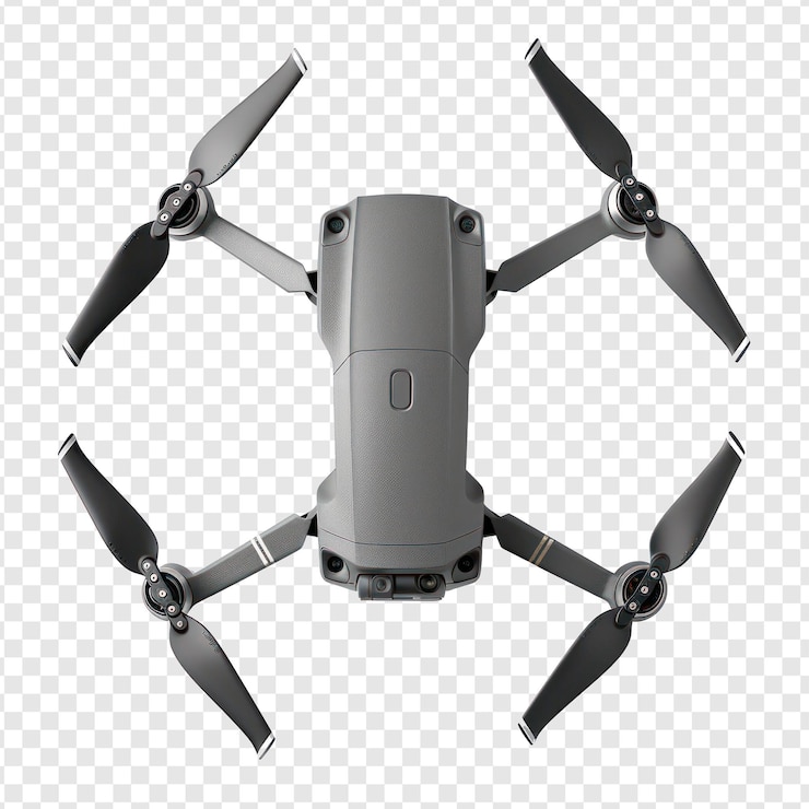 PSD drone genérico en el fondo de transparencia psd