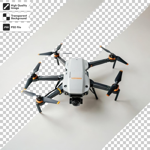 PSD drone psd em voo em fundo transparente com camada de máscara editável