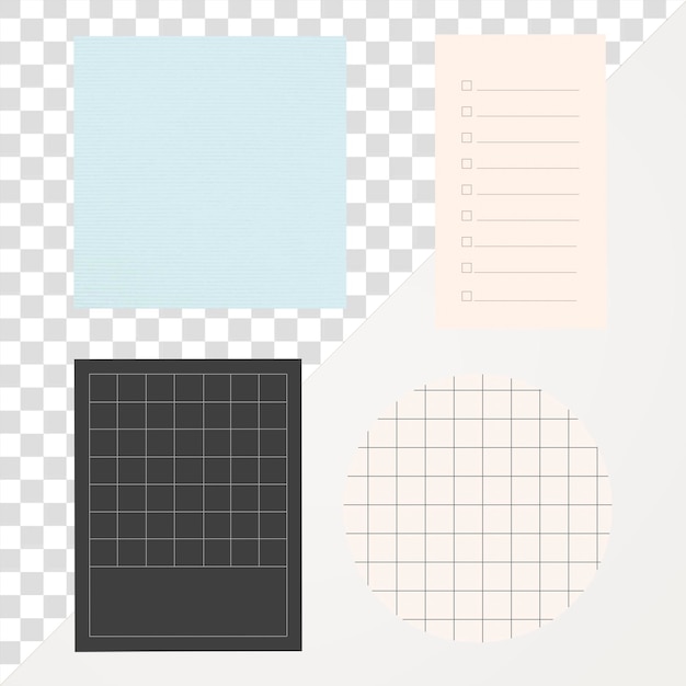 Druckbares PNG-Klebeband für Memo-Pads