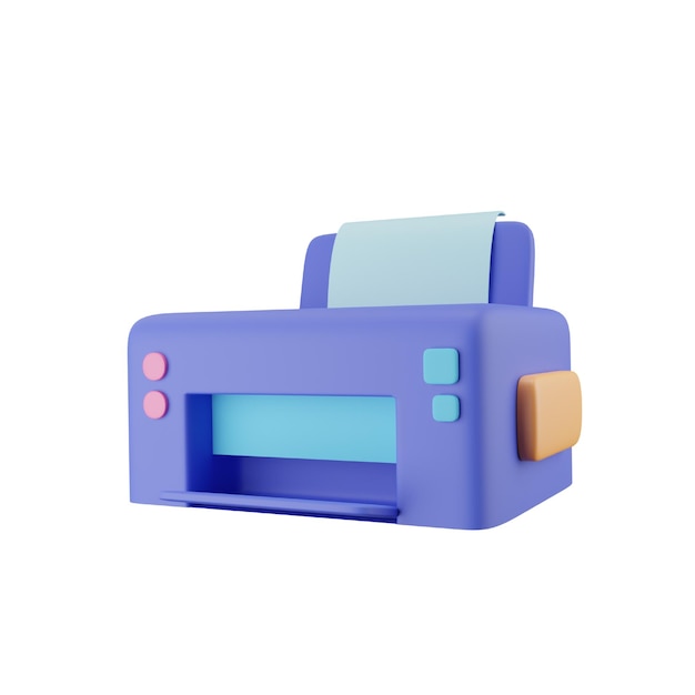 PSD drucker-3d-symbol für freiberufler