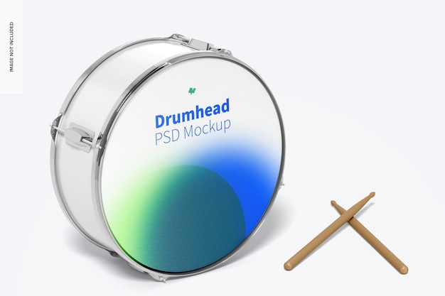 Drumhead Mockup, Vorderansicht