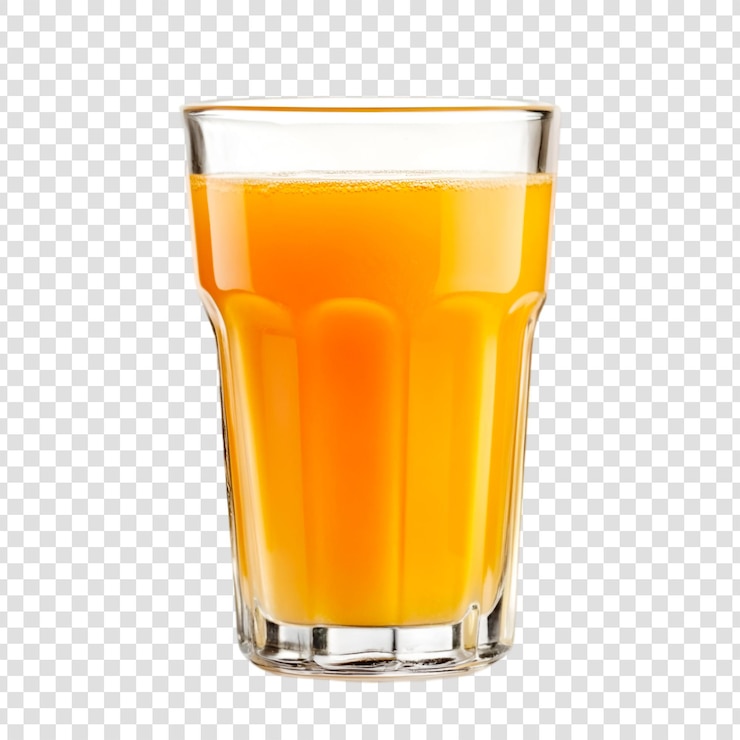 PSD du jus d'orange rafraîchissant dans un verre