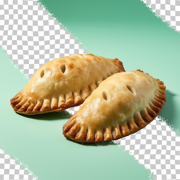 PSD duas empanadas da argentina em um fundo transparente