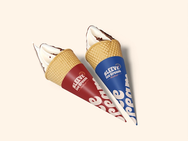 Due coni di gelato