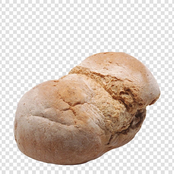 PSD due panini di pane rustico