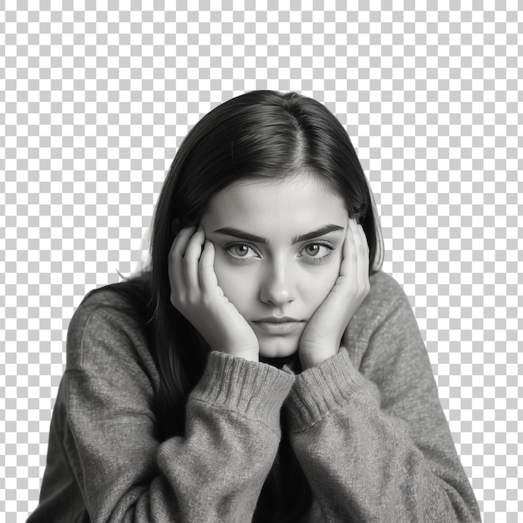 PSD due ragazze che posano per una foto con una che indossa una sciarpa