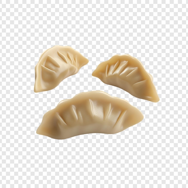 PSD dumplings al vapor aislados trasfondo transparente