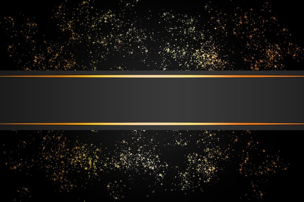 dunkler Luxus-Hintergrund mit goldenem Glanz