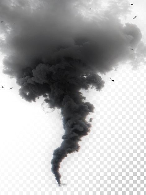 Dunkler Rauch-Tornado