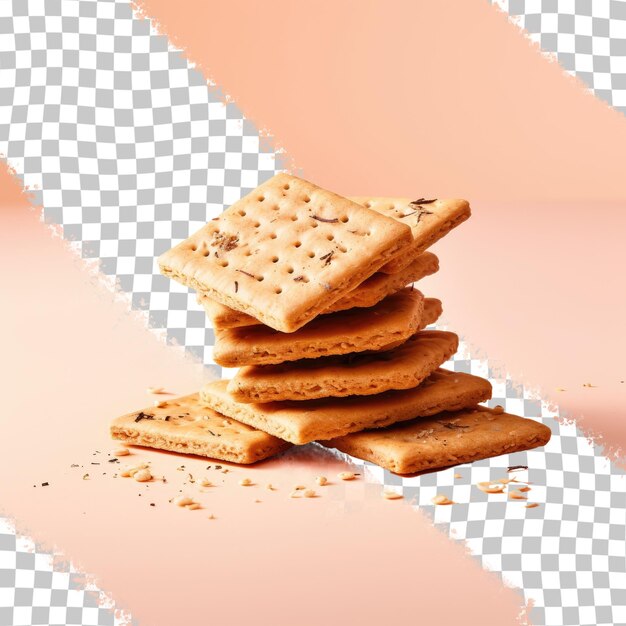 PSD durchsichtiger hintergrund-cracker-keks