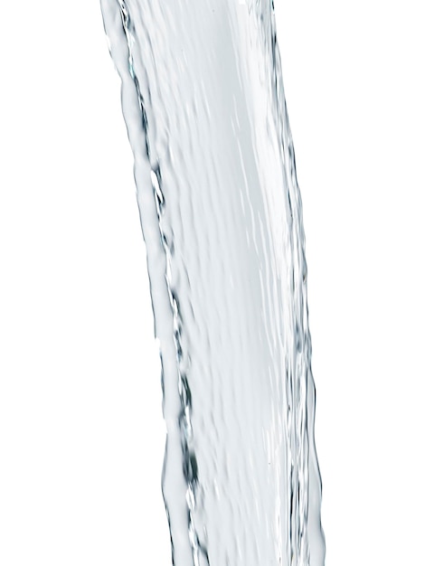 Durchsichtiger Hintergrund des Wasserflusses