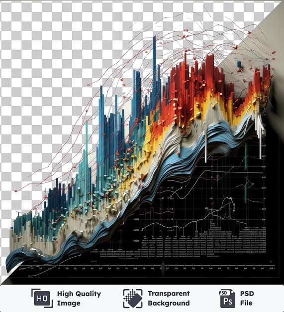 Durchsichtiger hintergrund mit isolierter realistischer fotografie seismologe _ s erdbebendatendiagramm kein text