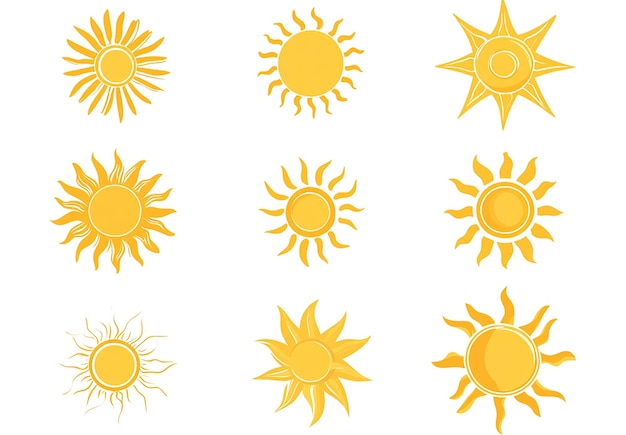 durchsichtiger Hintergrund Sonne