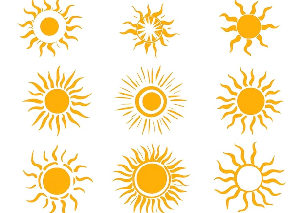 durchsichtiger Hintergrund Sonne