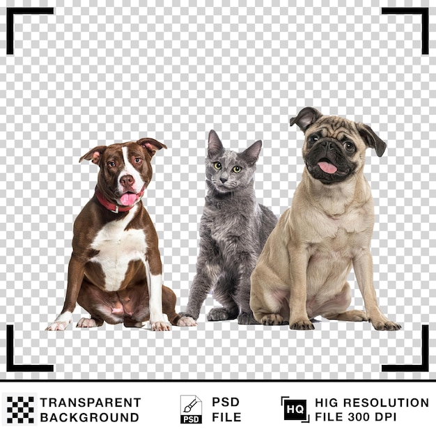 Durchsichtiger Hund Hintergrund Realistischer Hund auf weißem Hintergrund