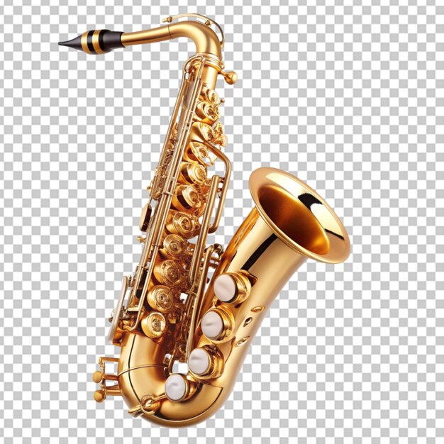 Durchsichtiger saxophon-hintergrund