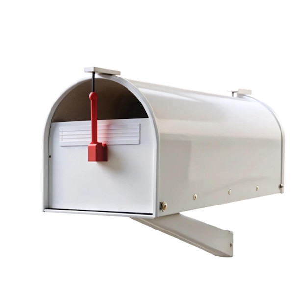 Durchsichtiges Foto des Briefkastens