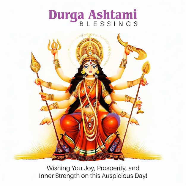 Durga ashtami social-media-beitrag