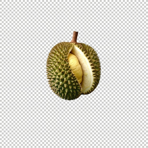PSD durian-frucht auf psd transparenter hintergrund exotisches obst und gemüse