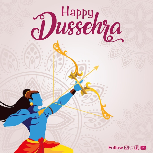 PSD dussehra-design