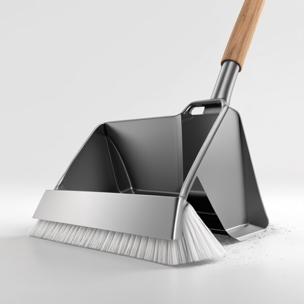 PSD dustpan psd sur un fond blanc